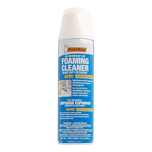 EZ Green HVAC Coil Cleaner + Frost King Foam Coil Cleaner