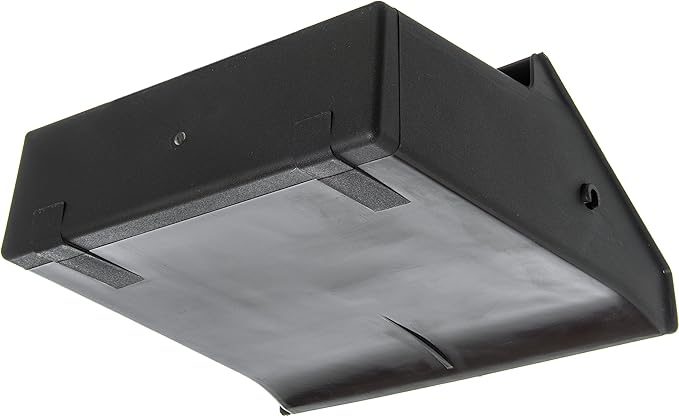 SPARTA Plastic Dust Pan Upright Pan With 2 Piece Handle For Cleaning 11 X 12 X 3.5 Inches Black