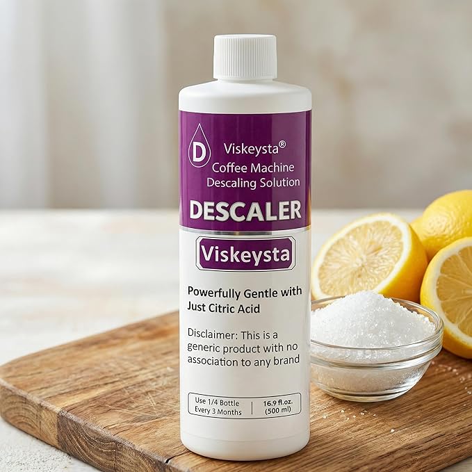 Descaling Solution for OXO Coffee Makers 16.9 fl oz (500ml) Descaler Liquid 4 Uses Citric Acid Formula