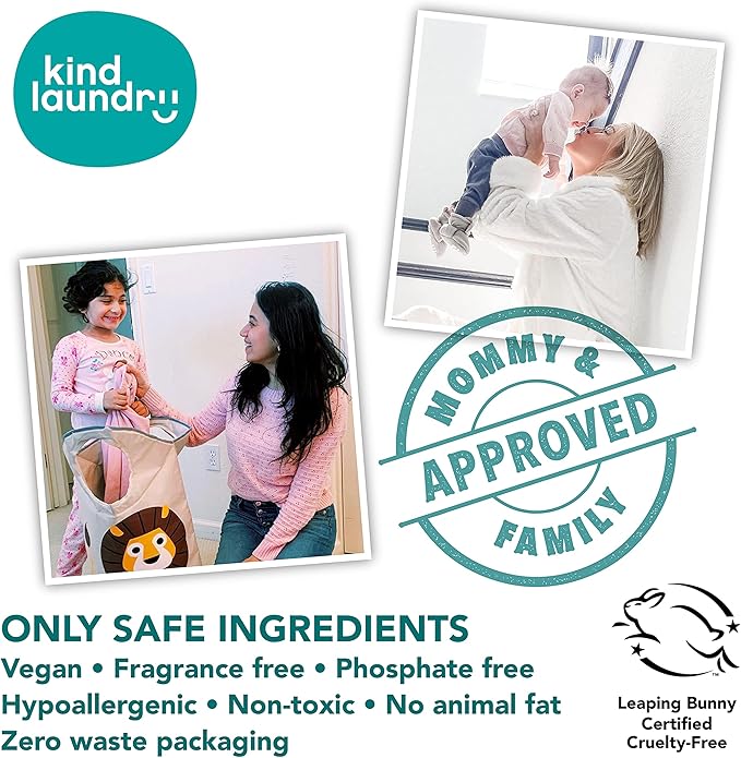 KIND LAUNDRY Detergent Sheets (Unscented) and Vegan Stain Remover Bar &amp Pre-Treater