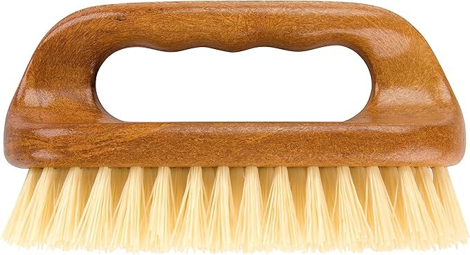 Elliott Wood Effect Scrubbing Brush Strong and Durable Scrub Brush with Easy Grip Handle and Synthetic Fibres Perfect for Indoor and Outdoor Cleaning on Hard and Soft Surfaces