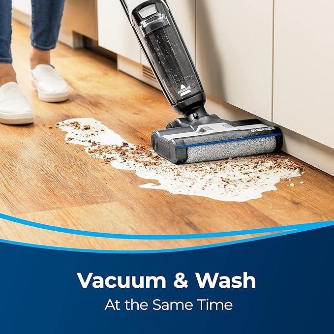 Bissell Crosswave HF3 Cordless Wet/Dry Vacuum Cleaner and Mop Multi-Surface and Hardwood Floor Cleaner 3649A