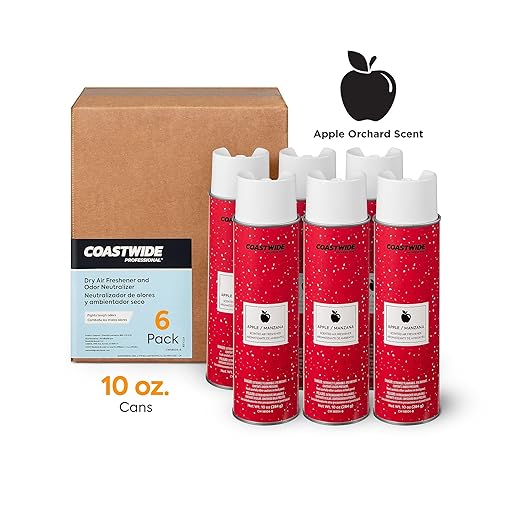 Staples Professional Dry Air Freshener Apple Orchard Scent Long‑Lasting Odor Control Deodorizer for Commercial Restrooms &amp Washrooms 10 oz Blocks 6‑Pack