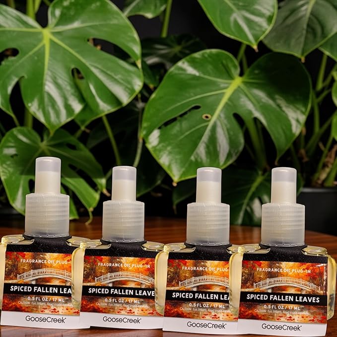 Spiced Fallen Leaves Fragrance Oil Plug-In Refills 0.5 FL OZ 4 Pack