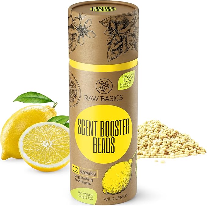 Scent Boosters for Washer Wild Lemon Aroma and Laundry Detergent Sheets Unscented 100 Loads