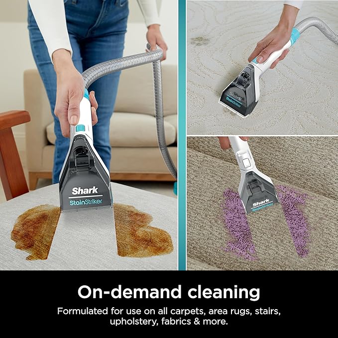 Shark StainStriker Cleaning Solution Bundle for Portable Cleaners Carpet and Area Rug Formula Instantly Eliminates Odors Includes 32 oz OXY Multiplier and 16 oz Deep Clean Solution PXCMBUNDLE