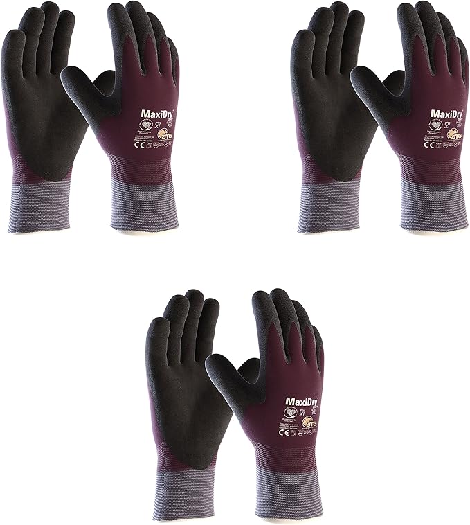 56-451 Cold Condition Work Glove with Thermal Lining and Full Double-Dipped Nitrile Coating