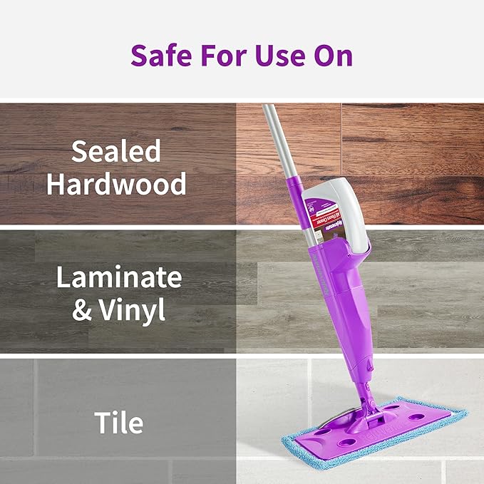 Rejuvenate Click N Clean Multi-Surface Spray Mop All-in-One Kit Cleans and Revitalizes Floors 1 Count