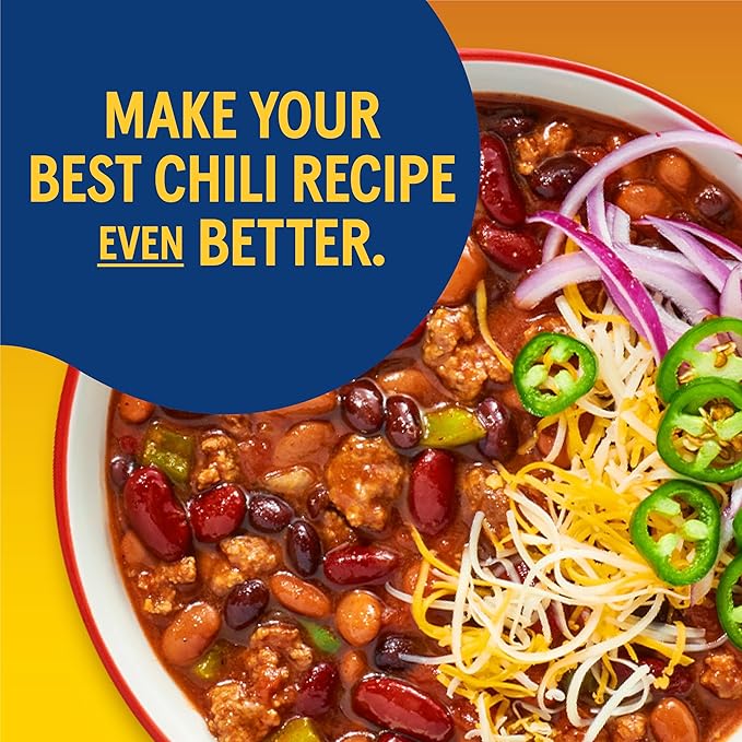 BUSH'S BEST 16 oz Canned Spicy Dark Red Chili Beans Source of Plant Based Protein and Fiber (Pack of 12)