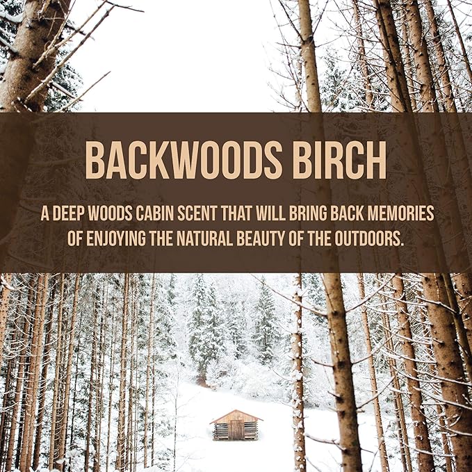 Arotags Car Air Freshener - Reusable Wood Diffuser - Hanging Odor Eliminator - North Dakota Patriot - Backwoods Birch Scent