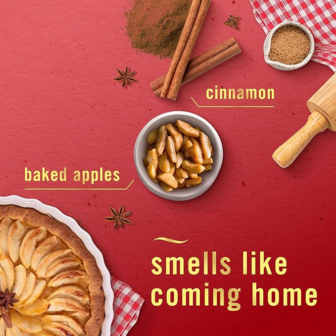 Febreze Odor-Fighting Fade Defy PLUG Air Freshener Baked Cinnamon AppleCranberry Crumble.87 fl. oz. Oil Refill(Pack of 8)