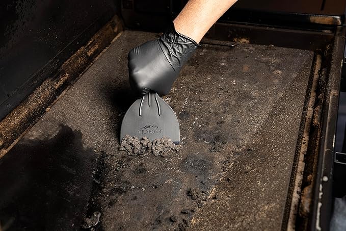 Traeger Grills Deep Cleaning Kit - Exterior Detailing Spray (16oz) Foaming Degreaser (16oz) Grill Scraper &amp Pad Microfiber Towels Nitrile Gloves - Tools for Cleaning Grill Smoker Oven Gridd