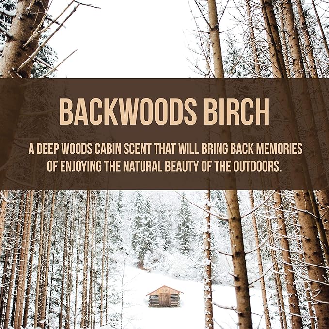 Arotags Colorado Wooden Car Air Freshener - Long Lasting Backwoods Birch Scent Diffuses for 365+ Days - Includes Hanging Mirror Diffuser and Fragrance Oil - 100% American Made