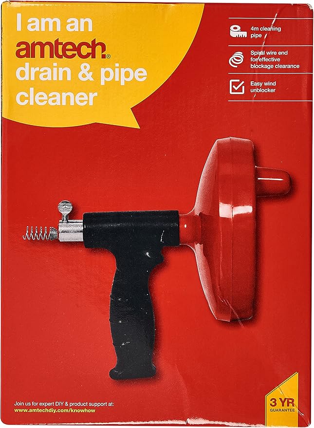 Amtech S1504 Drain and pipe cleaner