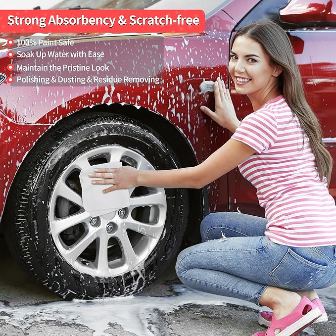 HOMERHYME White Microfiber Cleaning Cloths 100 Pack Shop Towels Rags Bulk Absorbent Lint-Free Detailing Cleaning Rags Microfiber Towels for Car Mechanic Automotive Garage Housekeeping 11.5*11.5