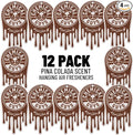 Chemical Guys Car Fresheners Hanging Air Fresheners - Pina Colada Scent for Cars Trucks SUVs RVs Home Office Work Dorm Room &amp More - 12 Pack