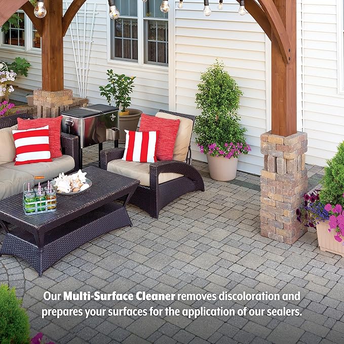 Seal-Once Premium Multi-Surface Cleaner Concentrate Cleans &amp Enhances a Wide Range of Applications from Wood Concrete Outdoor Fabrics Docks and Piers (1 lb.)