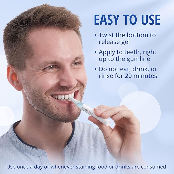 Power Swabs Stain-Out Quick Stick On-The-Go | No Sensitivity - Effective Teeth Stain Remover | Gentle Formula | Travel Friendly Beautiful White Smile – Good for 30 Uses