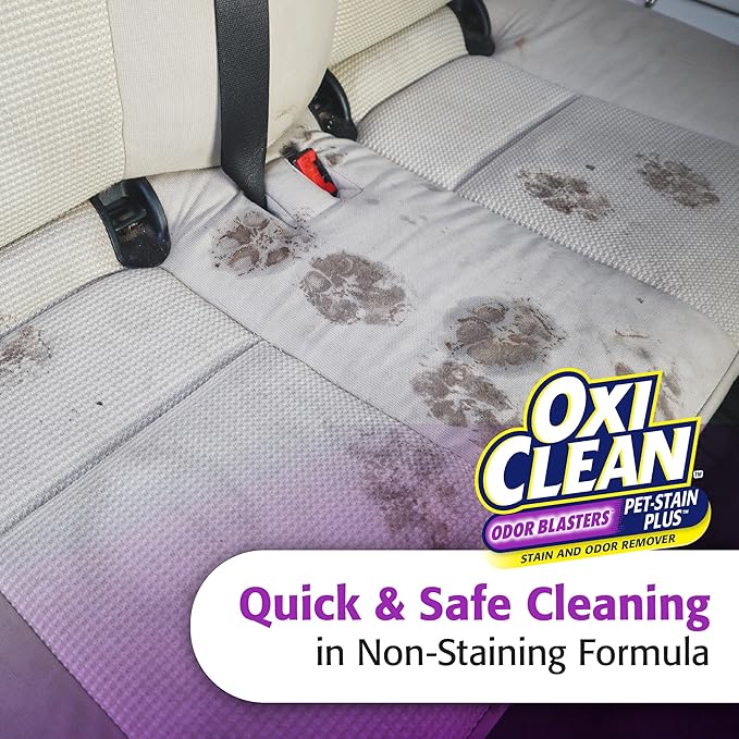 OxiClean 57214OC Pet Stain Plus Stain and Odor Remover with Odor Blasters