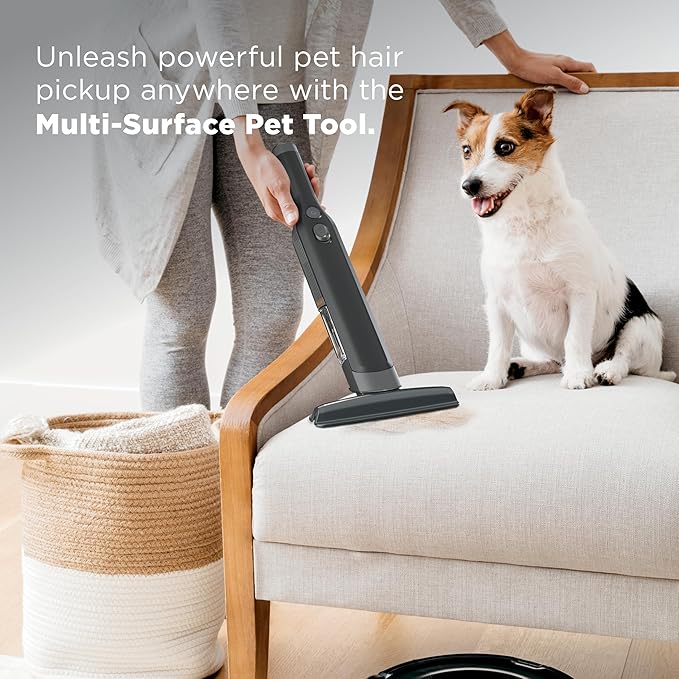 Shark WANDVAC Cordless Hand Vac Lightweight Versatile and Portable at 1.4 lbs. Powerful Suction for Pet Hair Charging Dock One-Touch Empty for Car &amp Home Duster Crevice Tool Black WV201BK