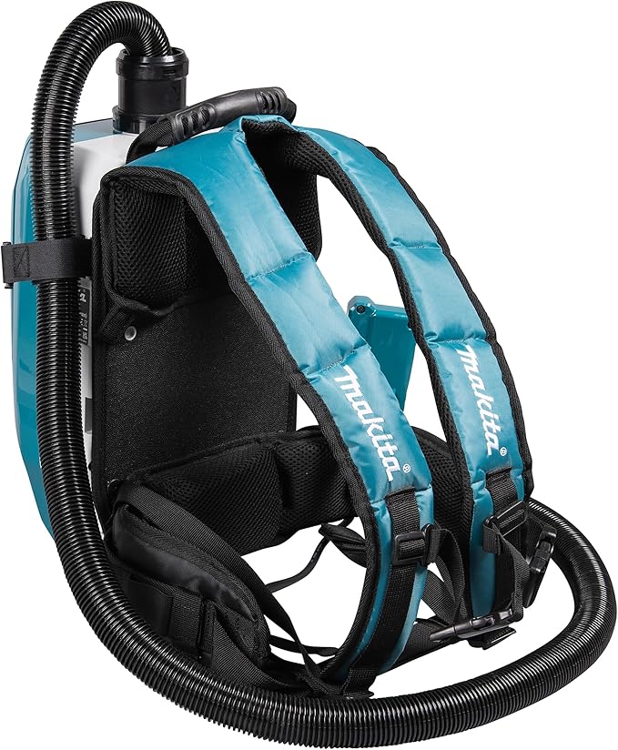 Makita VC009GZ01 Backpack Vacuum Cleaner 40 V max. with AWS (without Battery Without Charger) Petrol/Black
