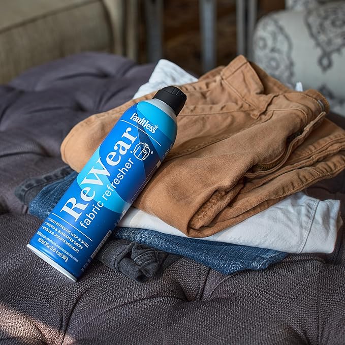 ReWear Fabric Refresher Multipack (12-Pack) - Full-Size 20 oz. Bottles for Wrinkle &amp Odor Removal Quick-Drying Fabric Care