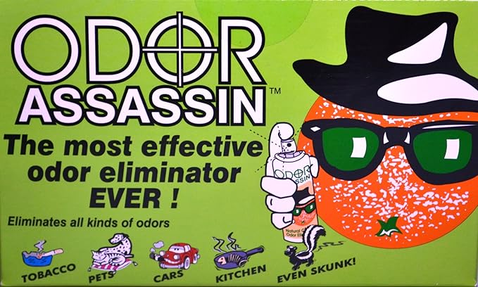 Odor Assassin Odor Control Spray LEMON &amp LIME scent Pack of 3