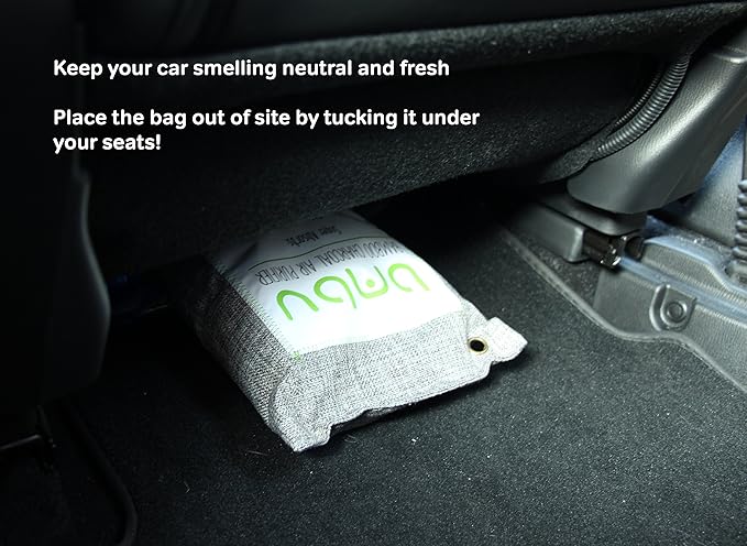 1000g Large Bamboo Charcoal Air Purifier Bag - Car Deodorizer Freshener - Remove Odor and Control Moisture in Your RV Camper SUV Truck Closet Mobile Home Storage - Non fragrant 1kg