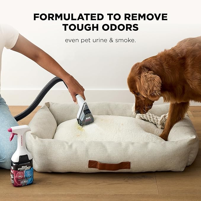 Shark EveryMess Ultra-Powerful 3-in-1 Wet Vac Dry Vac &amp Stain Eliminator with StainForce Technology Perfect for Homes Pets and Cars 3 Accessories and Cleaning Solution Gray VX101