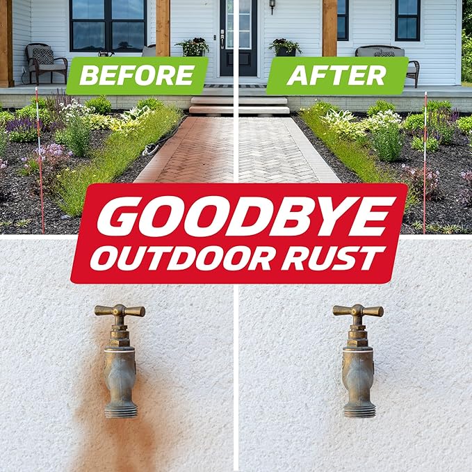 Velocity Exterior Rust Stain Remover | Rust Stain Remover for Vinyl Siding Decks and More | 1 Gallon