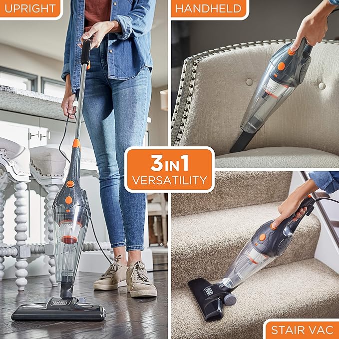 BLACK+DECKER BDXHHV005G 3-in-1 Vacuum Gray