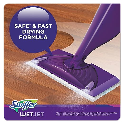 Swiffer 23679CT WetJet System Cleaning-Solution Refill 1.25 Liter Open Window Fresh (Case of 6)