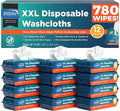 Inspire Adult Wet Wipes Wash Cloths for Incontinence &amp Cleansing for Elderly 8x13 (780 Count)