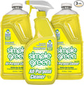 Simple Green All Purpose Cleaner Spray and Refill Green 3 Piece Set 1 Count (Lemon)