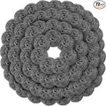 Roshtia 72 Pcs Stainless Steel Scrubber Bulk Large Steel Wool Scrubber 50 Gram Stainless Scourers Sponges Scouring Pads for Cleaning Dishes Stoves Pots Pan Cooker Hoods