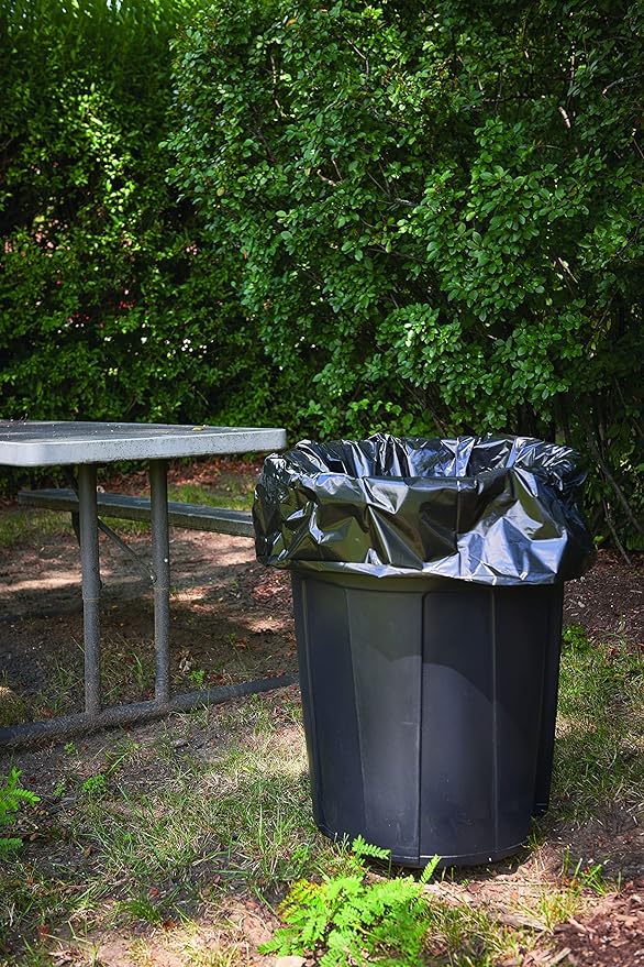 Stout P4045K20 Trash Garbage Bags 45gal 2mil 40 x 45 Black 65/Box