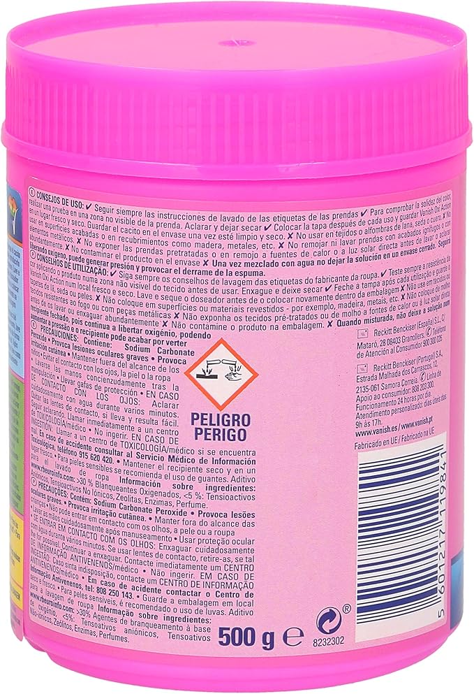Vanish Oxi Action Stain Remover Powder (500 g) 17.6 oz