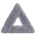 Unger Commercial Stingray Glass Washing Pads – Triangular Microfiber Pads for Efficient Indoor Window Cleaning SRPD2