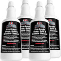Commercial Grill and Oven Cleaner 32oz Concentrate 4pk. Heavy-Duty Fast-Acting Degreaser Solution Removes Carbon Grime Burnt Food and Oil for Griddles Fryer Baskets and Kitchen Cooking Surfaces.