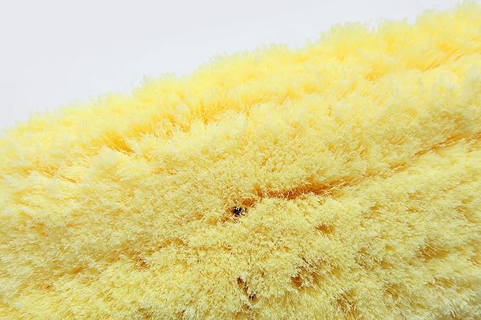 60 Car Wash Brush with Long Handle Soft Bristle Scrub Cleaning Mop with Extendable Handle for Car SUV Truck Caravan Boat Solar Panel House Siding Sweep Snow Yellow