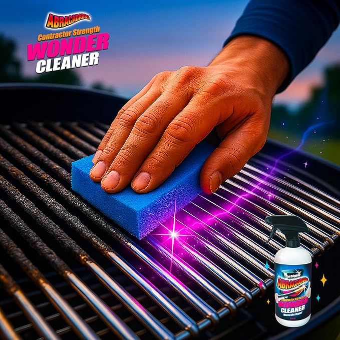 Abracadabra® Contractor Strength Wonder Cleaner - As Seen on TV - 16 fl oz - Gunk &amp Build up Remover - Removes Tar Adhesives Gum Stickers Sap Oils &amp More on Most Surfaces - Better Stronge
