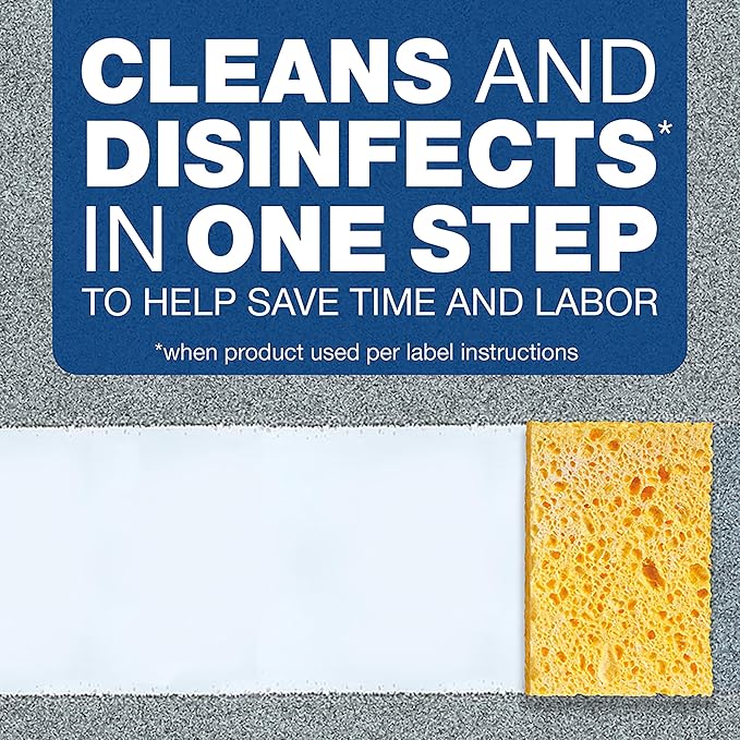 Hospital Grade Bulk Disinfecting Bathroom Sanitizer by Comet Professional Multi-Purpose Spray Cleaner Wipes up Pathogens for Commercial Use 32 oz. (Case of 6)