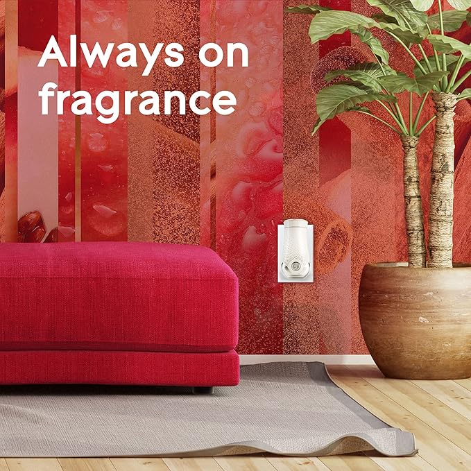 Glade PlugIns Scented Oil Air Freshener Refills 2 Count 1.34 fl oz Apple Cinnamon (Pack of 12)