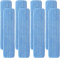 Replacement Microfiber Pad for Rubbermaid Commercial 24 Inch Mop Head - 8 Pack Wet &amp Dry Commercial Cleaning Refills Reusable Mop Refills Fit for Any Microfiber Flat Mop System 24