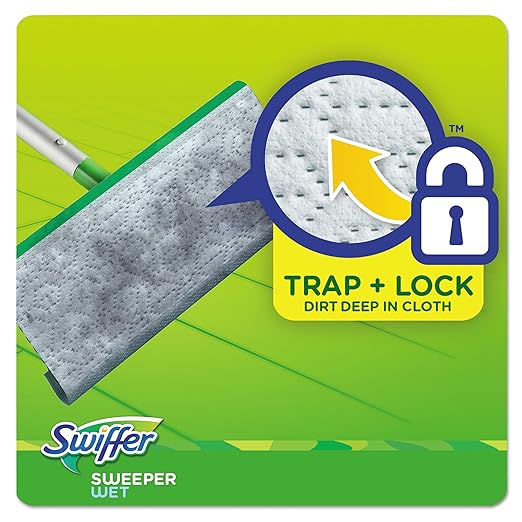 Swiffer 82856 Wet Refill Cloths Open Window Fresh Cloth White 10 x 8 28 per Box (Case of 6 Boxes)