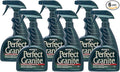 HOPE'S Perfect Granite &amp Marble Countertop Cleaner Stain Remover and Polish Streak-Free Ammonia-Free 22 Ounce Pack of 6