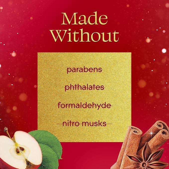 Glade PlugIns Refills Air Freshener Warm Apple &amp Spices Scented and Essential Oils for Home and Bathroom 0.67 Fl Oz 10 Count