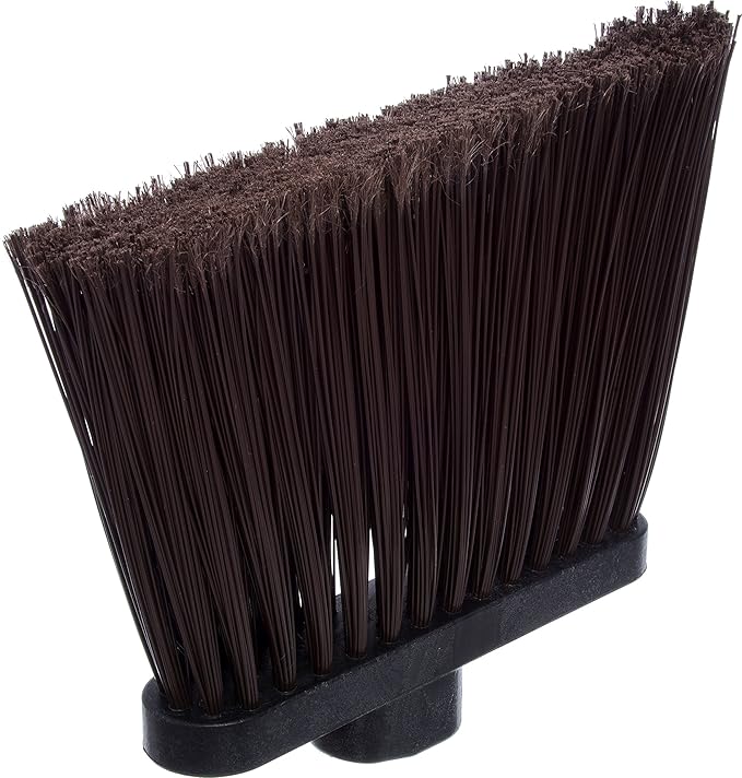 SPARTA Spectrum Duo-Sweep Flagged Bristle Angle Broom with Handle 56 - Brown