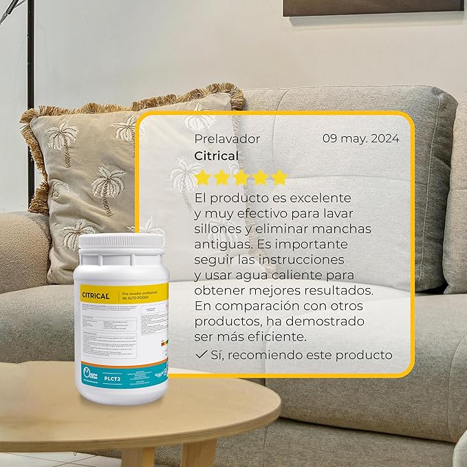 CITRICAL Magno Clean 2kg | Professional High Power Powder Prewash | Upholstery Carpets &amp Mattresses | Removal of Difficult Stains