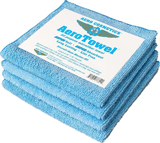 Wash All Multi-Surface Multi-Purpose Cleaner Degreaser 32oz with Microrfiber Aero Towel and Bug Scrubber Pad. Kitchen Bath Floors Furniture Appliances Home Car RV and Boat